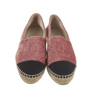 Chanel Grosgrain Trim Espadrilles